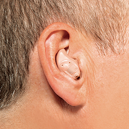 In the ear hearing aid